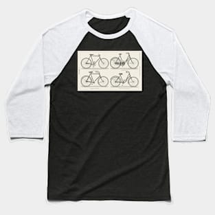 Antique Bicycles Baseball T-Shirt